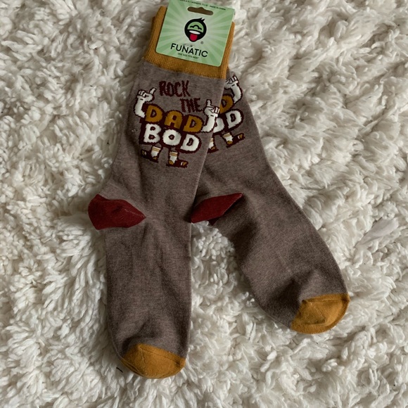 “Rock the Dad Bod” Men’s Socks - Picture 3 of 4